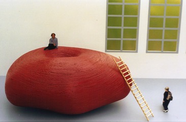 Repose sittskulptur